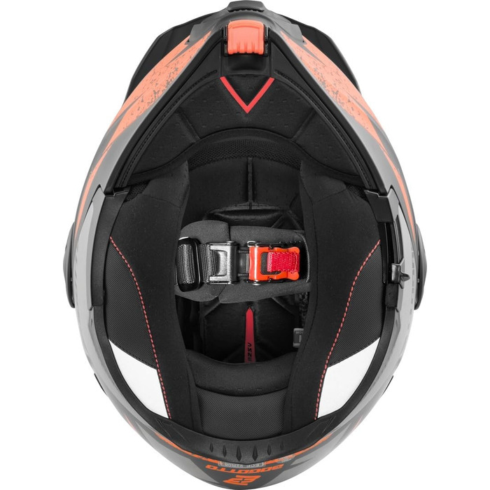 Шолом мотоциклетний Bogotto FG-102 Safari Enduro, склопластик, XXL, чорний/сірий/помаранчевий