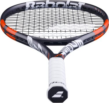 Тенісна ракетка Babolat Boost Strike для дорослих, натягнута, розмір ручки 2, червоно-чорно-біла, 2024