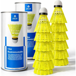 М'ячі для бадмінтону - тренувальні та змагальні - 12 шт.