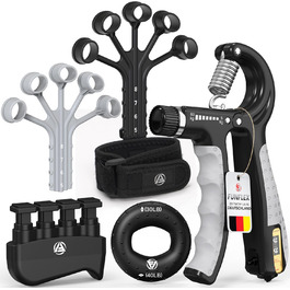 Набір для тренування кисті рук FUNFLEX: 5 шт. (сірий)