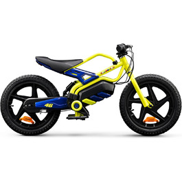 Дитячий електровелосипед VR46 Kid Moto-X 16 дюймів, 150 Вт, 125 Вт·год, з підвіскою, 8 км автономії