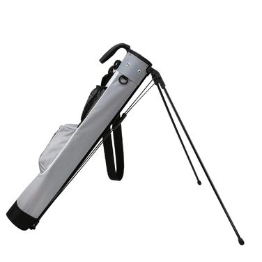 Сумка для гольфу PGM - Легка, зі стійкою та ременем - Міцна та зручна для тренувань та гри - Сумка для гольфу PGM Gun Bag 2.0 (GRAU)