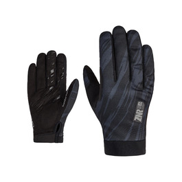 Рукавички велосипедні Ziener CROM Touch Long Black - для MTB, шосе, з сенсорним екраном
