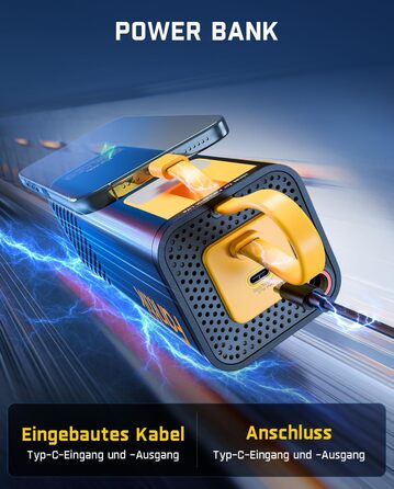 Електричний портативний компресор Fanttik X9 APEX 150 PSI з підсвіткою та Powerbank, швидке накачування шин для авто, мотоциклів, велосипедів і м'ячів