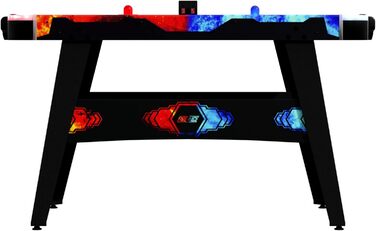 Airhockey Carromco Fire & Ice: Ігровий стіл з LED-підсвічуванням та електронним підрахунком очок