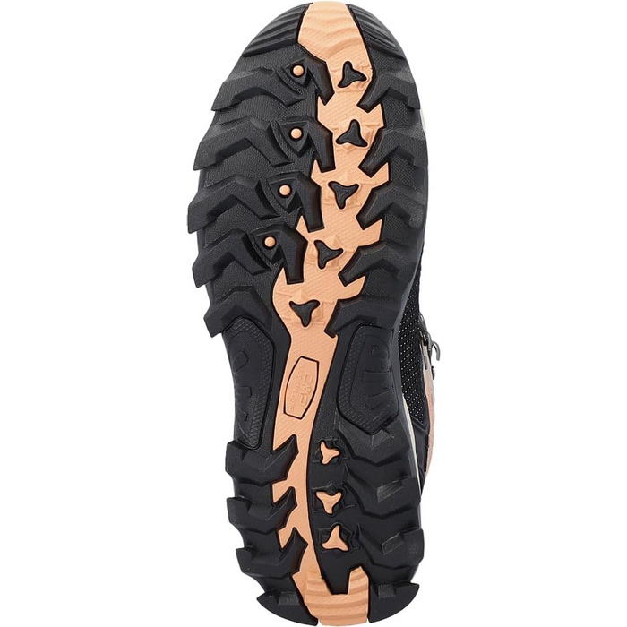 Жіночі трекінгові черевики CMP Rigel Mid Wmn WP, 40 EU, пісочно-лососевий колір