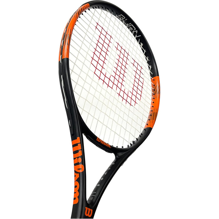 Тенісна ракетка Wilson Burn Elite 105 для дорослих, розмір ручки 3 (4 3/8''), графіт, легка, для гри на корті