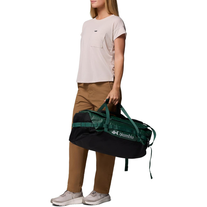 Спортивна сумка Columbia Landroamer 40L - унісекс, чорний та зелений