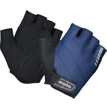 Велоперчатки GripGrab Rouleur Einsteiger (короткі пальці, XXL, темно-сині) з гелевими вставками для комфорту
