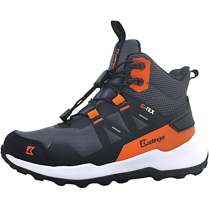 Туфлі туристичні Kastinger Unisex Kinder Foiskar Mid Ktx, 34 EU, Raven Flame