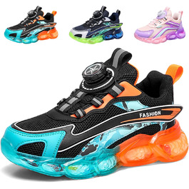 Дитячі кросівки ITSOGOO для бігу та спорту. Легкі, дихаючі, підходять для активного відпочинку, занять фітнесом та прогулянок. Розміри 28-37 EU, 33 EU. Чорний колір.