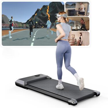 Бігова доріжка Superun Walking Pad 136 кг для дому та офісу, з APP, LCD-дисплеєм і Bluetooth, компактна під стіл