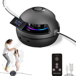 Електронна скакалка Smart Jump Rope з Bluetooth, регульована швидкість, LED-лічильник, для тренувань, дистанційне керування, багатокористувацький режим, 1-10 швидкостей