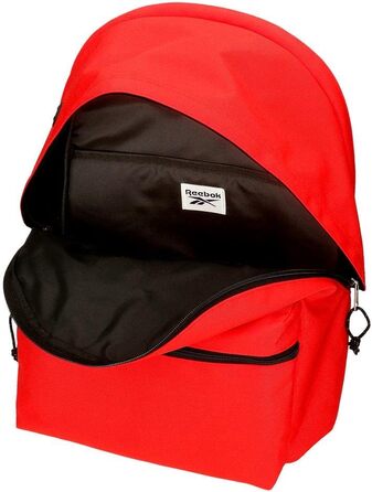 Шкільний рюкзак Reebok Boston, червоний, 31x44x15 см, 20,5 л, поліестер, з двома відділеннями