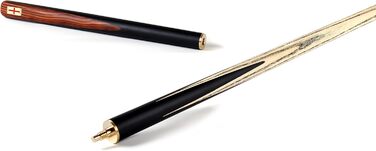 Кю Riley England Snooker: Бік, кейс, 145 см, ручна сплетіння ебену, вершинка 9.5 мм, подовжувач 15 см