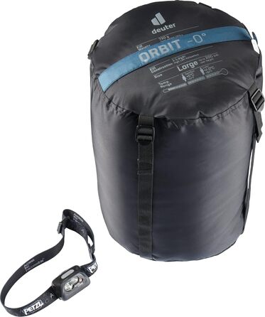 Спальний мішок Deuter Orbit 0° L - великий, Zip right