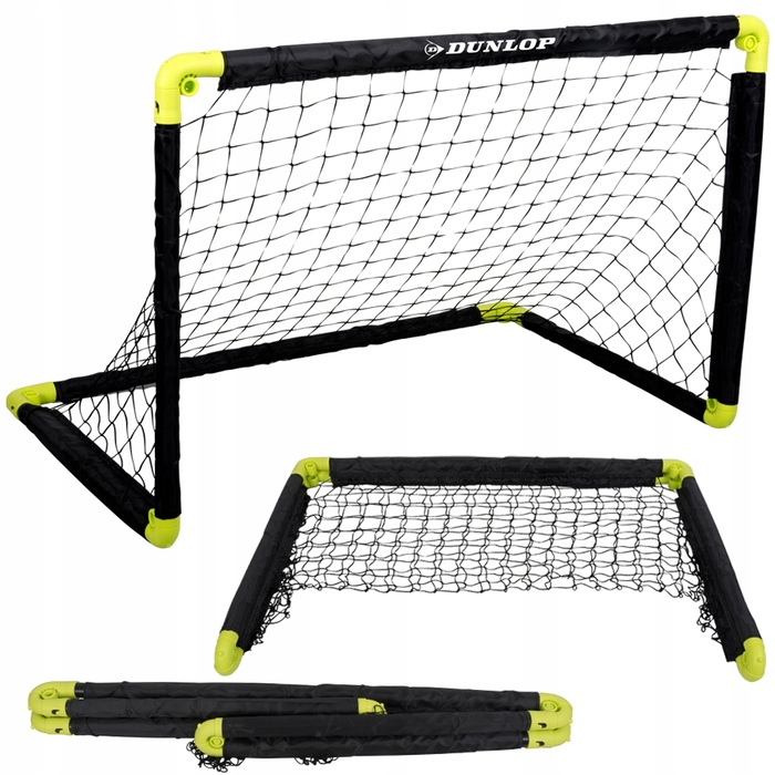 Переносні складані футбольні ворота Dunlop, 90x61x59 см
