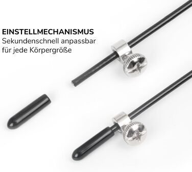 Стрибкун-скакалка Speed Rope для дорослих з кульковими підшипниками, сталевий трос та алюмінієві ручки для кросфіту, фітнесу, MMA та боксу, з сумкою