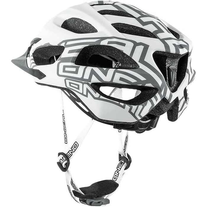 Велосипедний шолом O'NEAL Enduro All-Mountain для дорослих, ефективна вентиляція, регулювання розміру, білий, L/XL/XXL (58-63 см)