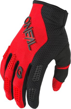Мотомотоциклетні рукавички O'NEAL ELEMENT RACEWEAR V.24 | Рукавички для MTB, FR, Downhill | Чорно-червоні, XL | Зручна посадка, дихаючі