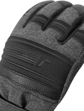 Універсальні чоловічі рукавички Reusch Conan R-Tex XT, сірі-чорні, розмір 7, для зимових видів спорту