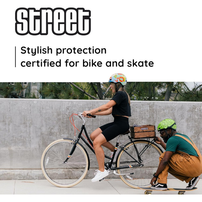 Велосипедний шолом Nutcase Street City Pearl, різнокольоровий, розмір S
