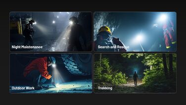 Ліхтар Nitecore HC70 UHE: 1600 люмен, USB-C, тривалий час роботи, біле та червоне світло для промисловості, полювання, пошуку та рятування, спелеології