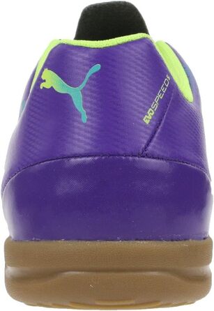 Кросівки футбольні PUMA Evospeed 5.3 Jr для залу, 37 EU, кольори: Prism Violet, Yellow, Blue