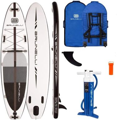 Надувна SUP-дошка BRUNELLI 10.8 Premium 325 см із веслом для серфінгу, падлборд для стоячої греблі