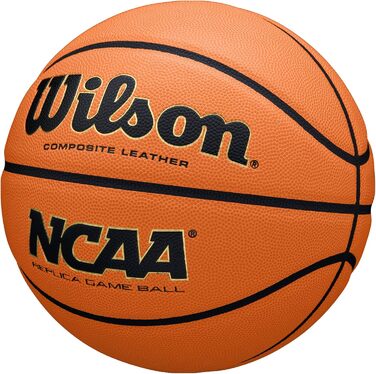 Баскетбольний м’яч Wilson NCAA Replica, 17,8–74,9 см