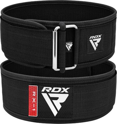 Пояс для важкої атлетики RDX 4'' з автофіксацією, для пауерліфтингу, бодібілдингу, кросфіту, тренувань, чоловічий і жіночий, м'яка підкладка