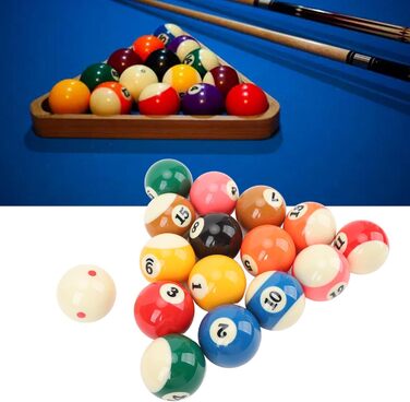 Набір куль для більярду, 16 штук. Кулі для більярду діаметром 5,72 см (2,25 дюйми) для американського більярду. Аксесуар для більярдного столу.