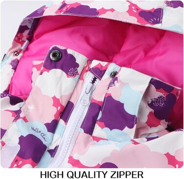 Дитячий зимовий костюм для сноуборду та лиж, водонепроникний, рожевий, 12-13 років