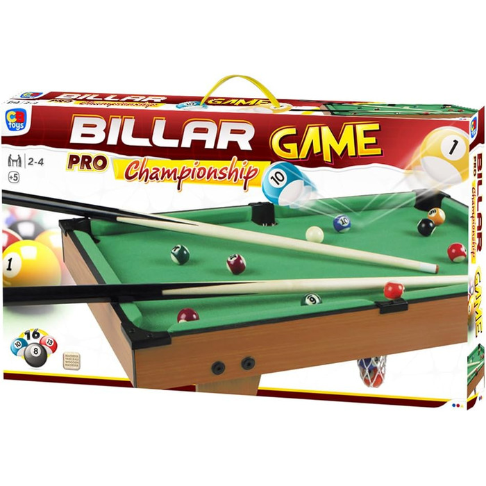 Дитячий більярдний стіл Color Baby Championship 62x36 см