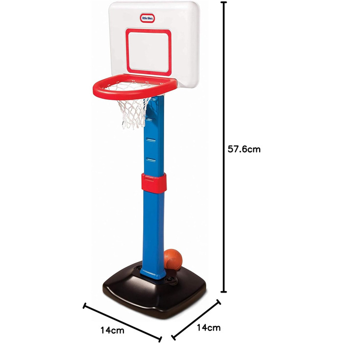 Дитячий баскетбольний набір Little Tikes TotSports з регульованою висотою (18 міс - 5 років)