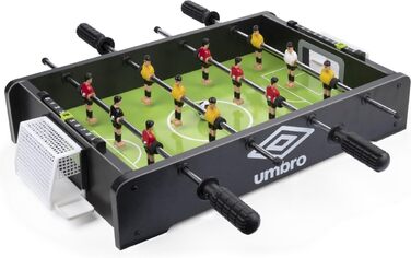 Футбольний стіл Umbro на 12 гравців, з 2 м'ячами, чорний
