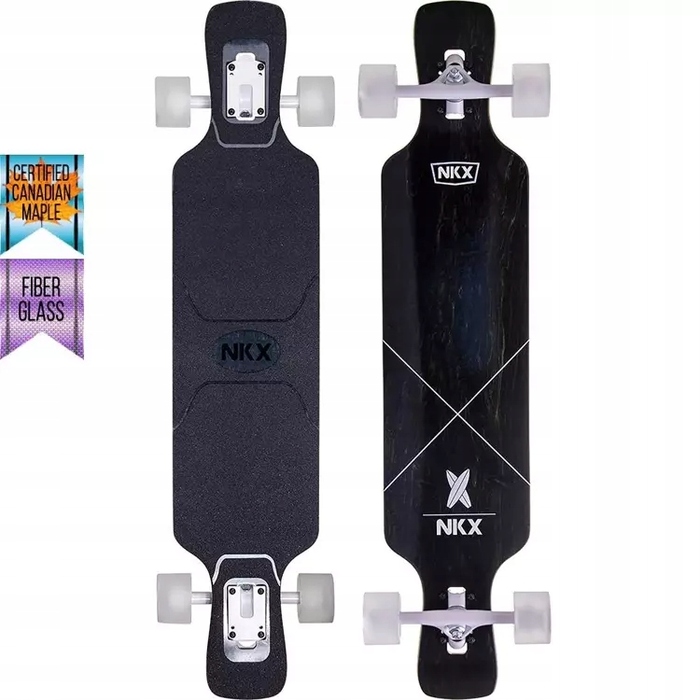 Лонгборд NKX Signature Fiberglass зі скловолокном, чорний, 101 см