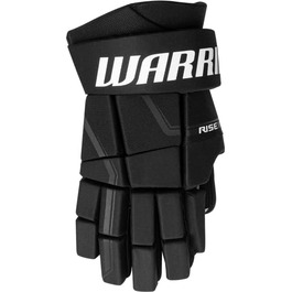 Дитячі хокейні рукавички Warrior Rise, 12 дюймів, чорні