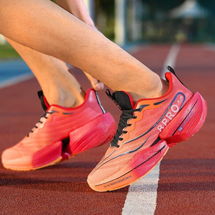 Дитячі кросівки для дівчаток, бігові та для ходьби, спортивні, дихаючі, легкі, для активного відпочинку, чорного кольору, розмір 36 (38 2/3 EU, Оранжевий)