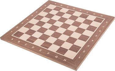 Шаховий набір Square Pro Nr. 5 з горіха – дерев'яна шахівниця та фігури Staunton 5 у коробці