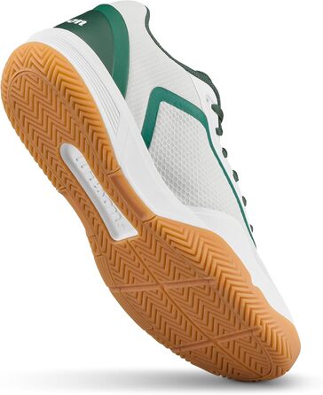 Тенісні кросівки Wilson Courtglide для чоловіків (44 EU, X-широкі, білий/сирамуд/гума)