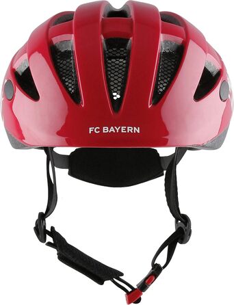 Дитячий велосипедний шолом FC Bayern München, червоний, розмір S (48-54 см)