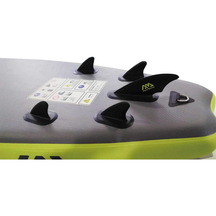 Надувний SUP Aqua Marina Sport Rapid 9.6 – дошка для сплаву річками та по течії, жовта, 289.6 x 84 x 15 см