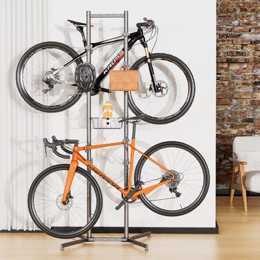 Підставка для велосипедів CXWXC на 4 велосипеда, до 70 кг, для гаража, дому, вулиці