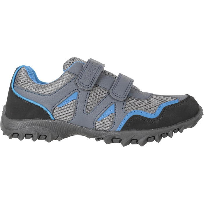 Дитячі трекінгові черевики Mountain Warehouse Mars - легкі, зручні, з кріпленням на липучках (29 EU, темно-синій)