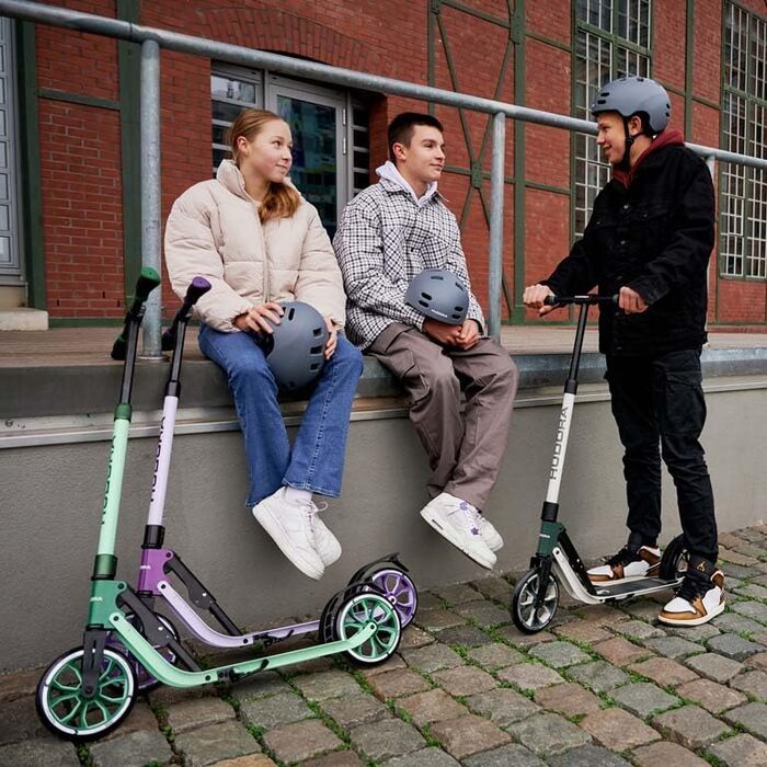 Самокат HUDORA BigWheel 205 Advanced з тросовим замком