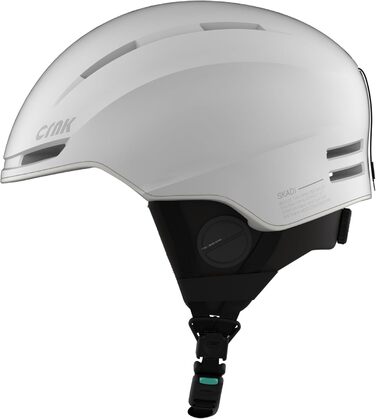 Гірськолижний шолом CRNK Skadi з Bluetooth, білий, шумозаглушення, розмір M, унісекс