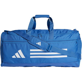Спортивна сумка adidas Essentials Duffel унісекс, синя/біла