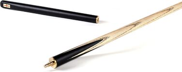 Більярдний кий Riley England RES-7 з жорстким кейсом, 3/4, ебенholz з 9.5 мм наконечником, 145 см, чорний/клен