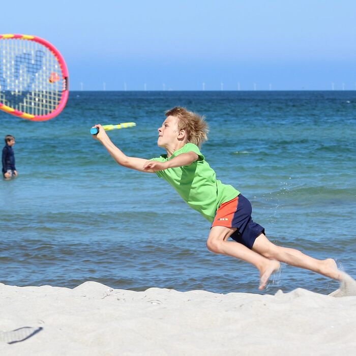 Дитячий набір Speedminton Junior Set – оригінальний набір для спідбадмінтону/кросмінтону з 2 воланами FUN Speeder, зелена сумка